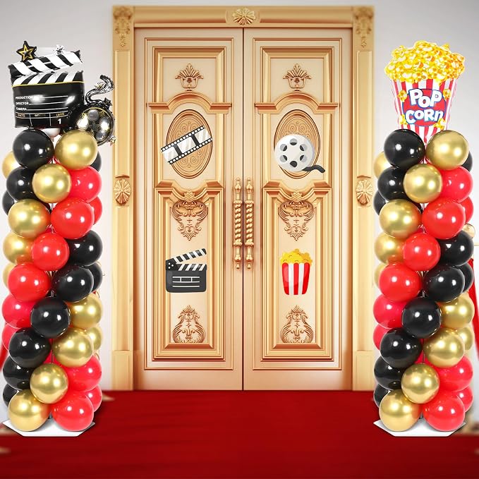 2 Sets Movie Night Balloon Column Stand Kit - Image 6