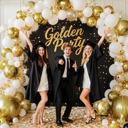 White Gold Balloons, Baby Shower, Anniversary, Graduation, Wedding Party - Image 7