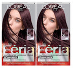 L'Oreal Paris Feria Multi-Faceted Shimmering Permanent Hair Color, Chocolate Cherry, Hair Dye Kit, Pack of 2