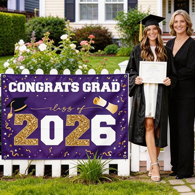 Class of 2026 Graduation Banner 47x67" - Image 6