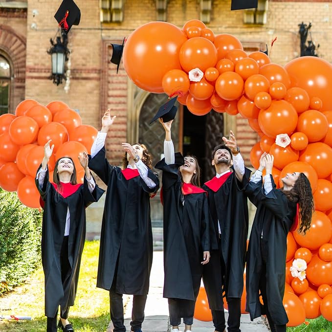 104pcs Orange Balloons Garland Arch Kit Different Sizes 18/12/10/5 Inch | - Image 5