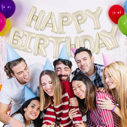 Happy Birthday Balloons Banner, Foil Balloon Personalized Name Letters Balloons - Image 6