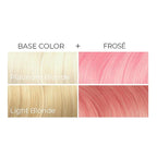 ARCTIC FOX Vegan and Cruelty-Free Semi-Permanent Hair Color Dye (8 Fl Oz, FROSE)