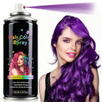 Temporary Hair Spray Color for Kids Women - One-Time Use Green Hair Spray, Vegan and Cruelty-Free Semi-Permanent Hair Color Dye (120ML, Purple)
