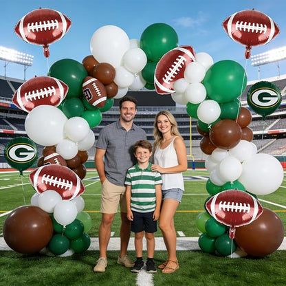 American Football Balloons 12pcs 20 inches Rugby Ball Balloon Football Party - Image 5