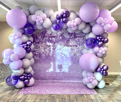 150Pcs Purple Balloons Garland Arch Kit - Image 6