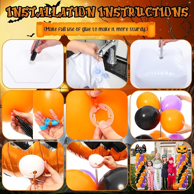 Kasyat 2 Set Halloween Balloon Column Stand Kit - Image 4