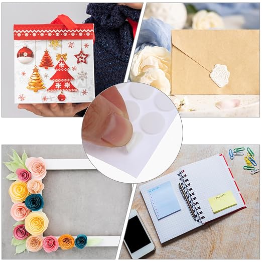 10 Sheet Foam Dots Double-Sided 1000 Pcs Round Adhesive 3D Craft Foam Tape - Image 6