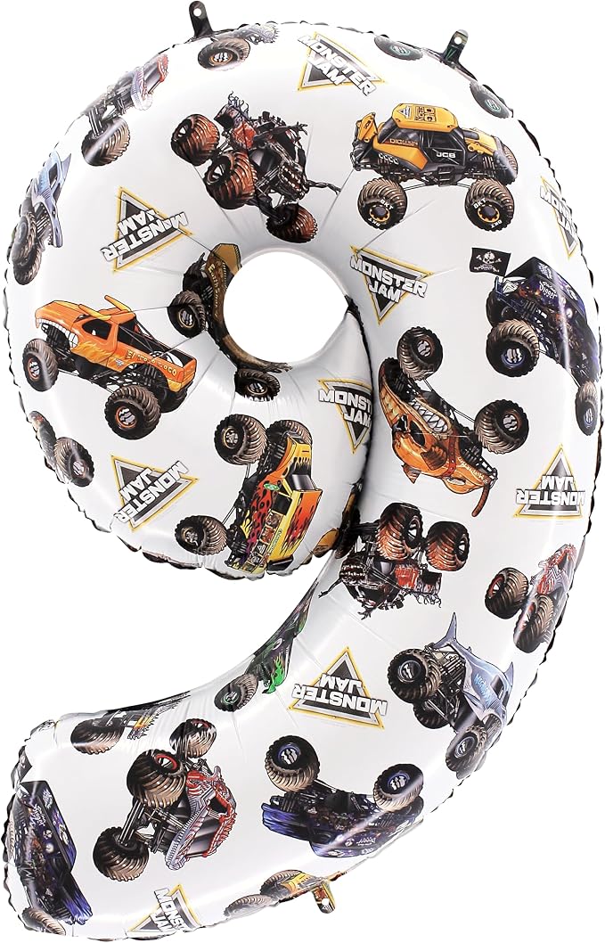Toyland® 26" Monster Jam™ Number 9 Foil Balloon by Toyland