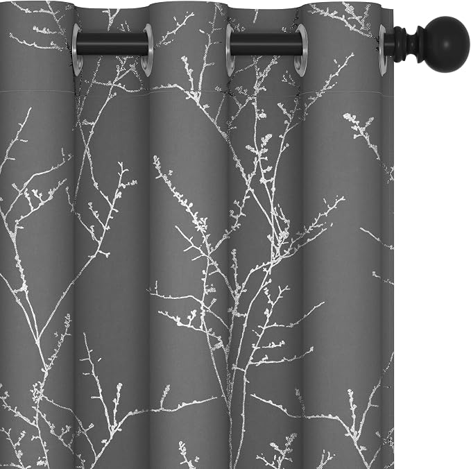 Deconovo Living Room Curtains 72 Inches Long, Thermal Insulated, Room Darkening by Unknown