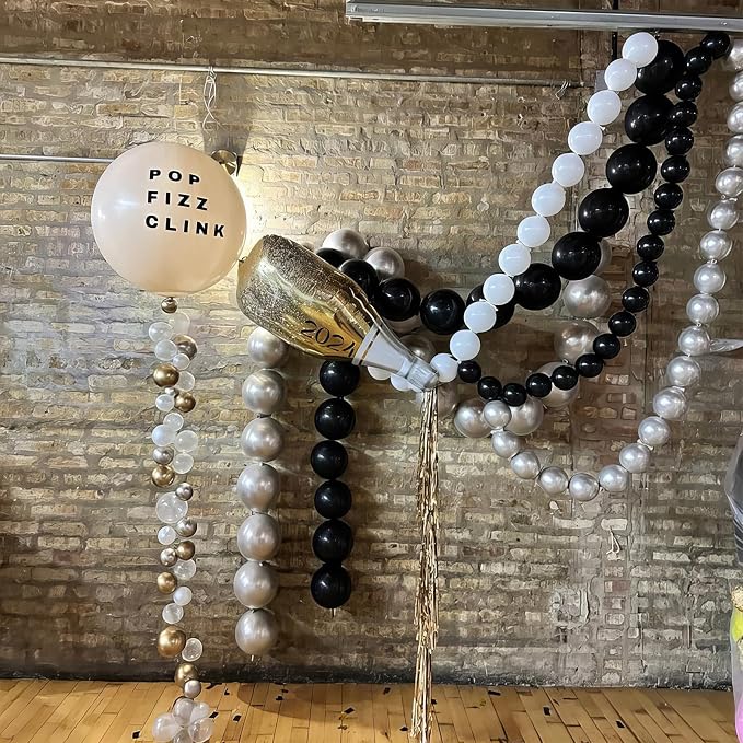 Black Linking Balloons, Quick Link Balloons - Image 8