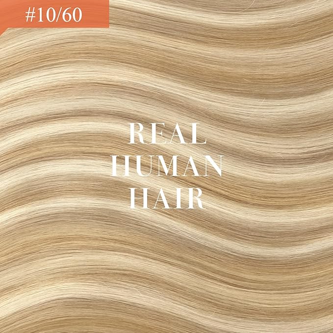 Ve Sunny Hair Extensions Ponytail Real Human Hair Wrap Around Clip in Ponytail Hair Extensions Straight Extensions Human Hair for Women Dark Golden Blonde Highlights 18inch 80G