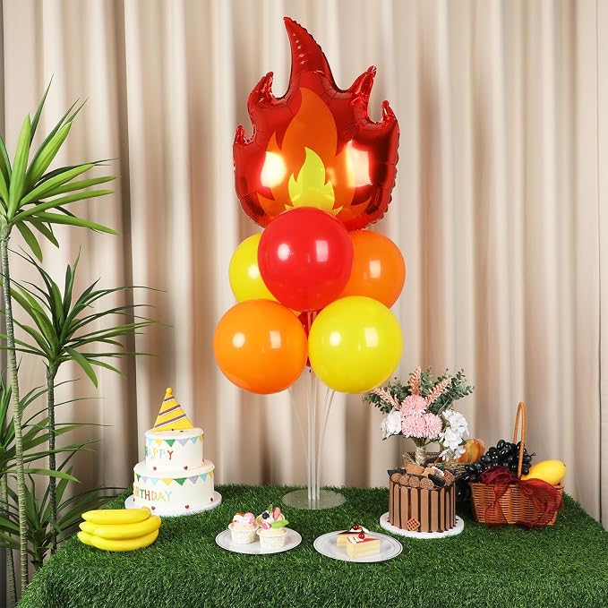 Fire Party Balloons Stand Kit 2 Sets - Image 4