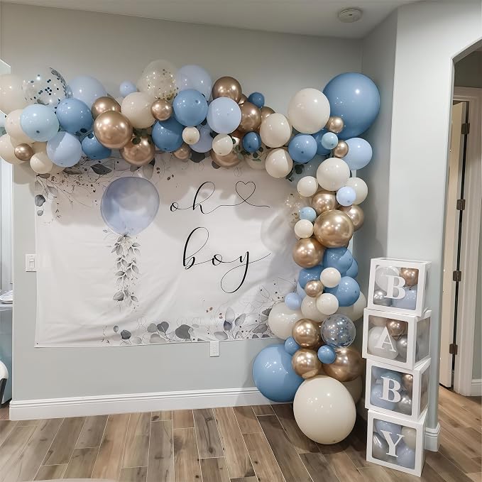 Dusty Blue Balloon Set - Image 7