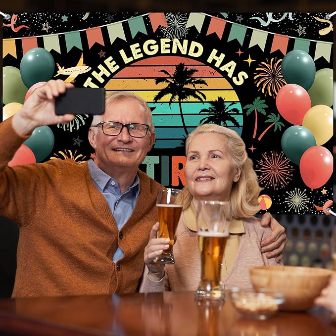 Mocsicka Retirement Decorations Banner - Image 7
