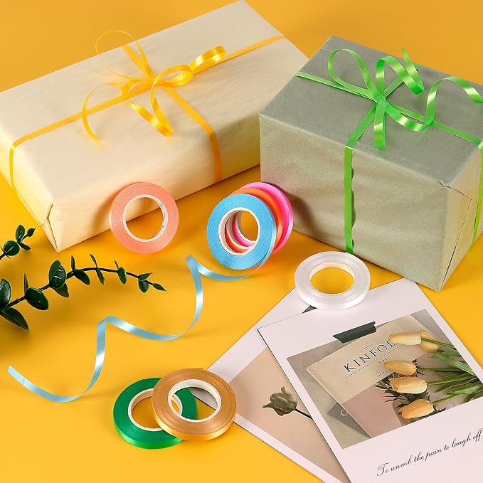 30 Rolls Curling Ribbons, 15 Colors Balloon Ribbon Gift Wrapping Ribbons - Image 4