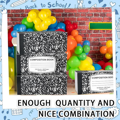 Denylo pro 3 Pcs Back to School Balloon Box Decoration Sets NoteBook Balloon Box - Image 4