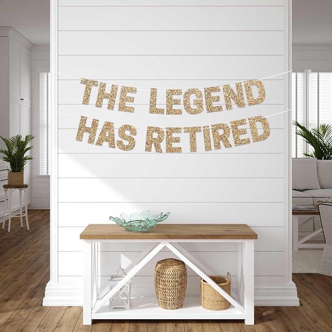 Pre-Strung The Legend Has Retired Banner - Image 9