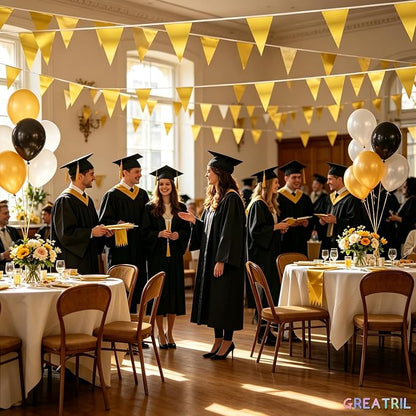 Gold Pennant Banner Flags - Image 2