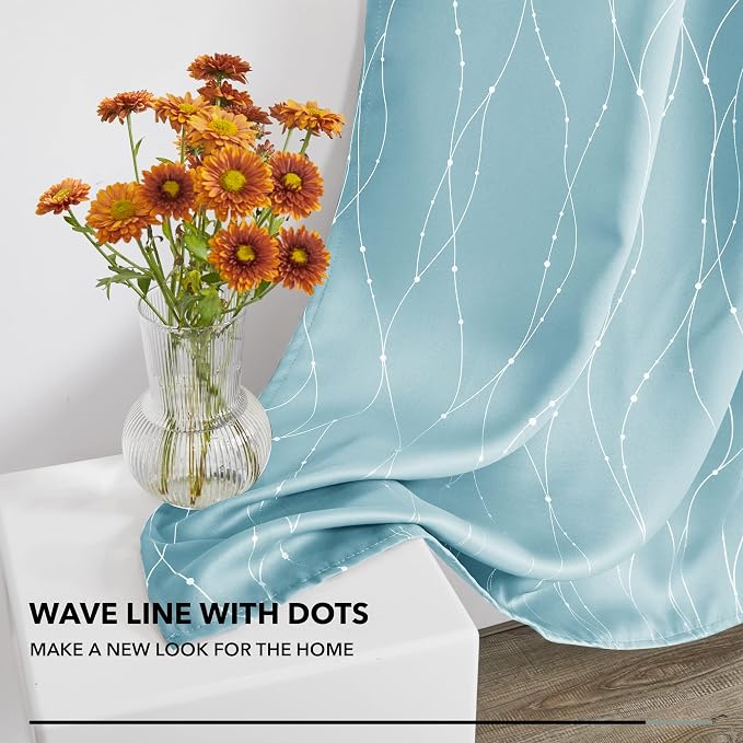 Deconovo Blackout Back Tab Curtains - Image 6