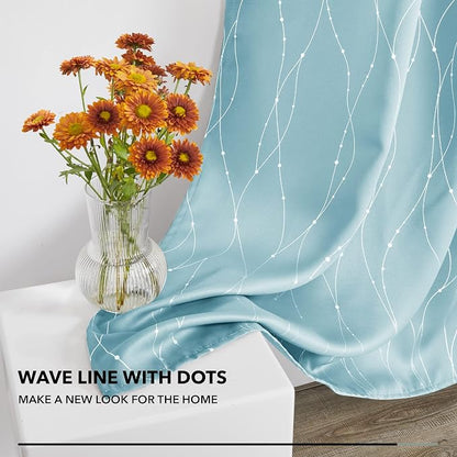 Deconovo Blackout Back Tab Curtains - Image 6