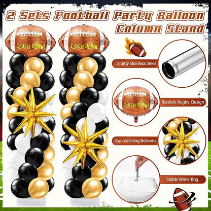 Kasyat 2 Sets Football Balloon Column Stand Kit - Image 3