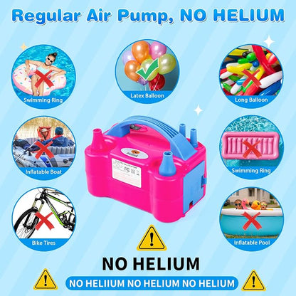 Balloon Pump Electric Portable Dual Nozzle Air Pump - Image 6