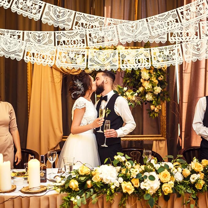 TaoBary 6 Pcs Papel Picado Mexican Wedding Cielito Lindo Party Decor 118 Feet - Image 5