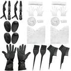 Hair Dye Coloring Kit 26 Pieces Hair Dye Kit Hair Coloring Products with Dye Brush, Ear Cover, Hair Cover, Shawl, Gloves, Hair Clip Kits for Hair Highlighting and Hair Coloring at Home