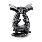 Camila Paris CP2391/2 Set of 2 French Hair Clip for Women, Small Black Antique, Girls Hair Claw Clips Jaw Fashion Durable and Styling Hair Accessories for Women, Made in France