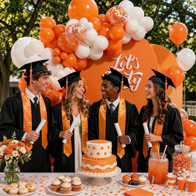 131pcs Orange Balloon Arch Kit - Image 6