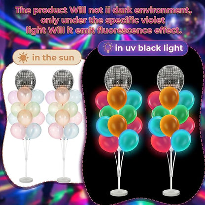 Gejoy 2 Sets Balloon Tower Stand Kit, Pcs 12 Inch Balloons, and 2 Pcs Balloons - Image 4
