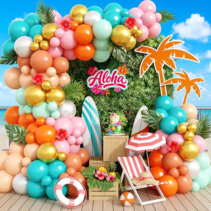 Tropical Balloon Arch Kit by Paeyeq