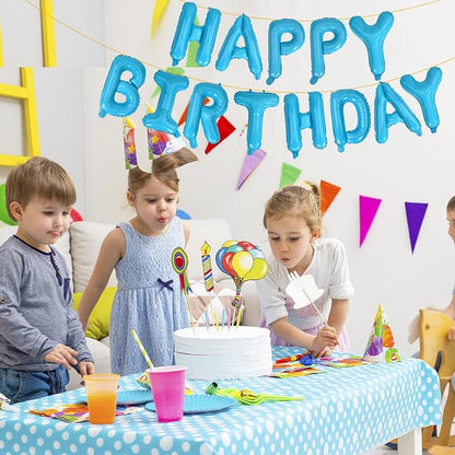 LIOZEOKUN Happy Birthday Balloon Letters 16 inch Mylar Foil Birthday Balloons - Image 3