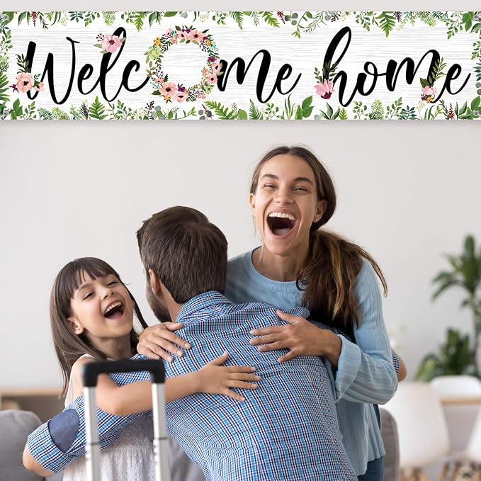 Sumind Welcome Home Banner Large Welcome Home Sign Decorations - Image 6