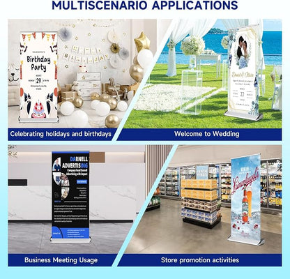 Custom Retractable Banner with Silver Aluminum Stand, Durable & Easy Setup - Image 8