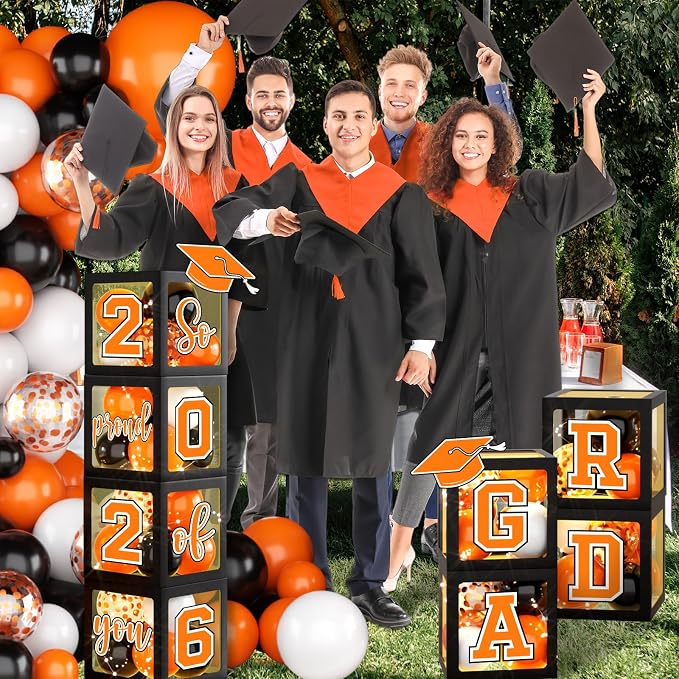2026 Graduation Party Decorations Class of 2026 Balloon Boxes - Image 3