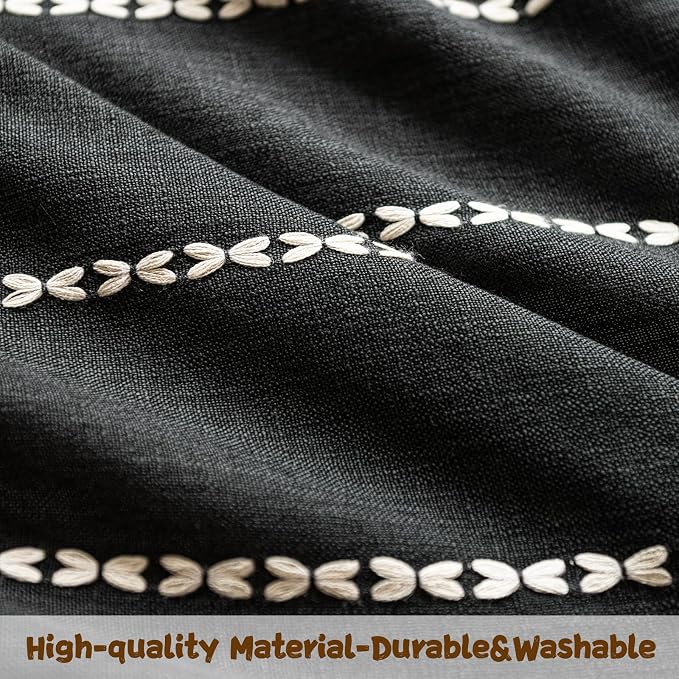Sutuo Home Door Curtains for Doorway, Bohemian Semi Blackout Curtains Privacy - Image 6