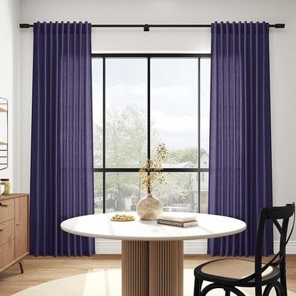 Purple Curtains 63 Inches Long 2 Panel Sets - Image 6
