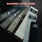 BADONKA Band Protective Sleeves for Booty Bands - Includes 3 Optional Fabric or Latex Resistance Loops - 3 Resistance Levels - Glute & Leg Workout Bands for Women & Men