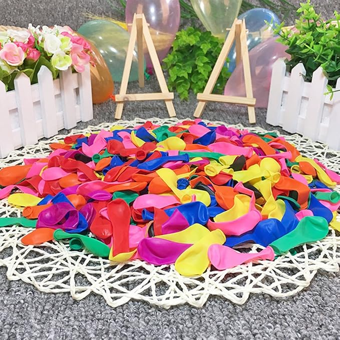 1700 Pack Water Balloons with Refill Hose Nozzle Eco-Friendly Latex Balloons - Image 5