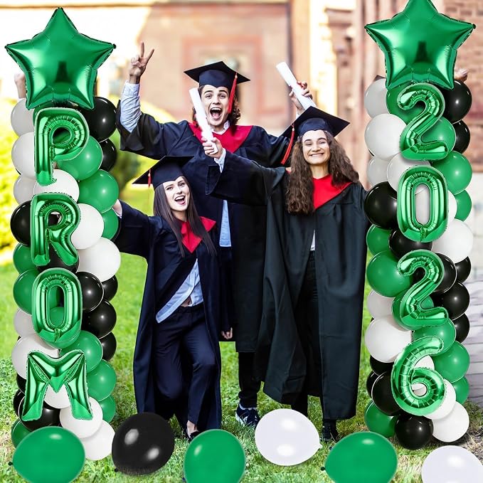 2 Set Green White Black Balloons Column Stand Kit Adjustable Tower Stand from - Image 7