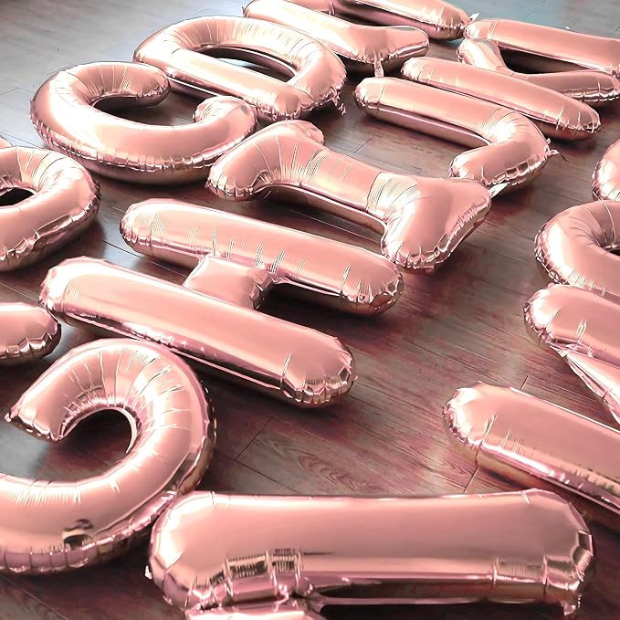 Happy Birthday Balloon Banner Custom Phrase Balloons letter 16 inch - Image 4