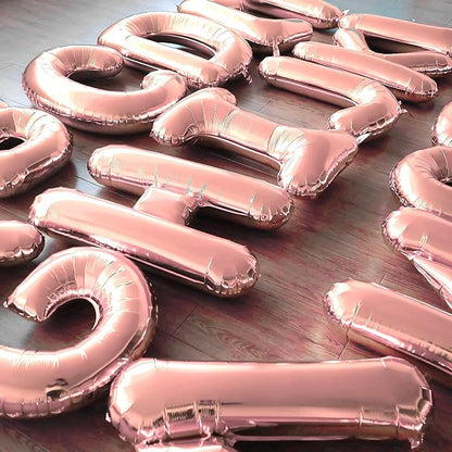Happy Birthday Balloon Banner Custom Phrase Balloons letter 16 inch - Image 4