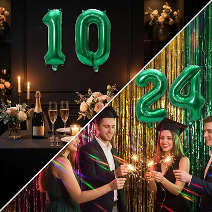 16 Inch Foil Mylar Number Balloons 0-9 - Image 3