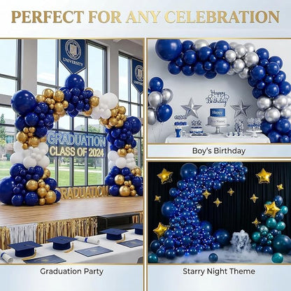 114pcs Royal Blue Balloons Different Sizes, 18 12 10 5 inch Balloons | Balloons - Image 4