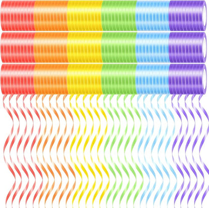 Inspire 180 Rolls 6 Colors Rainbow Curling Ribbon by Isaspire