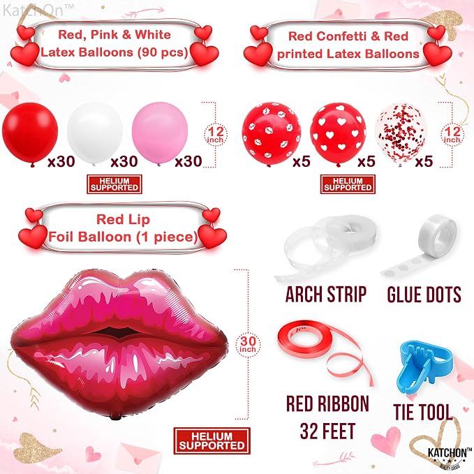Katchon Xoxo Balloons For Pride Month Decorations 30 Inch, I Love You - Image 3