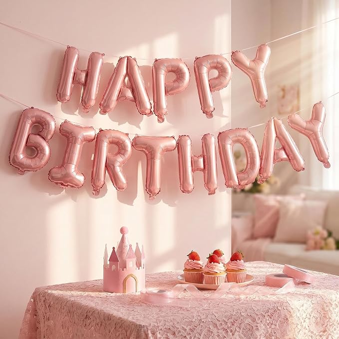 CARGEN 16in Happy Birthday Balloons Banner - Image 5