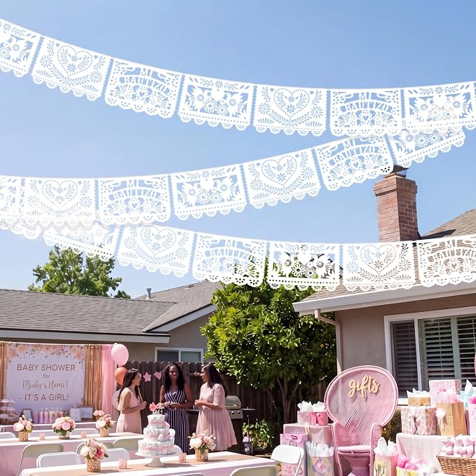 TaoBary 6 Pcs Papel Picado Mexican Wedding Cielito Lindo Party Decor 118 Feet - Image 4